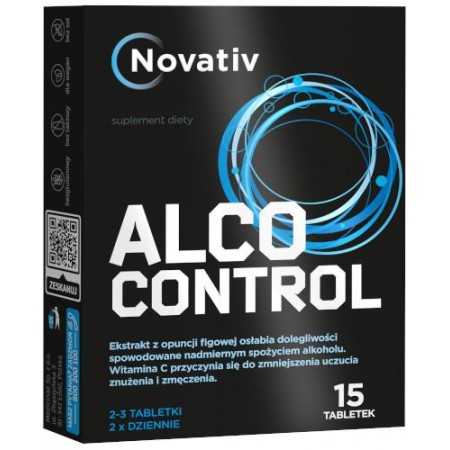 Novativ Alco Control 15 tabletek