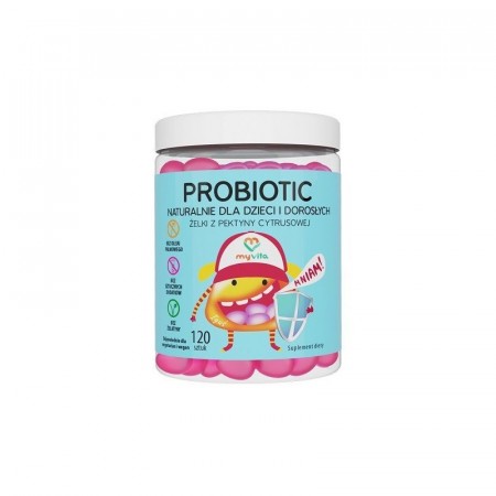 MyVita, Żelki naturalne Probiotic, 120 sztuk