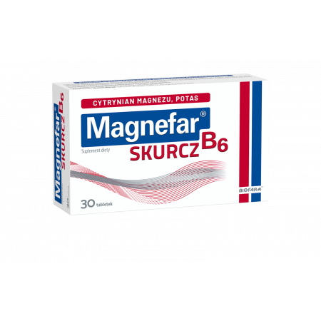 Magnefar B6 Skurcz, tabletki powlekane, 30szt