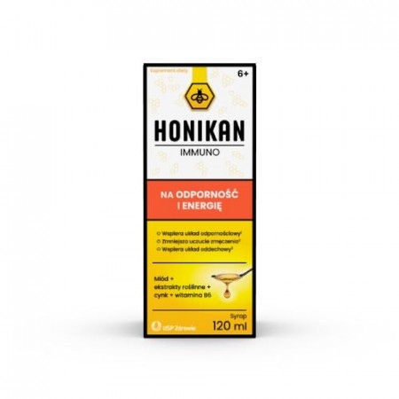 Honikan - Immuno, syrop na odporność i energię, 120ml