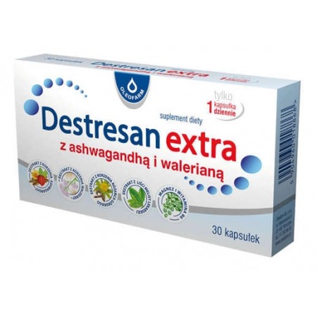 Destresan extra z ashwagandhą i walerianą, 30 kapsułek