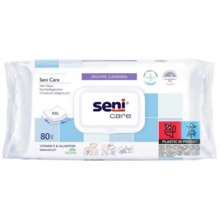 Seni Care Chusteczki pielęgnacyjne, 80szt.