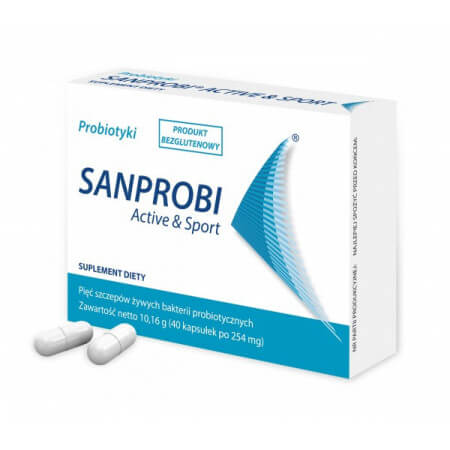 SANPROBI Active & Sport, 40 kapsułek