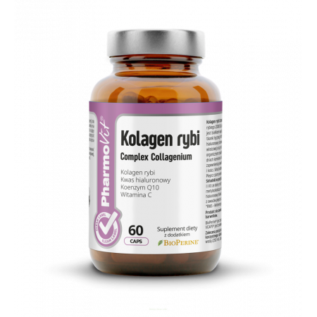 PHARMOVIT - kolagen rybi complex collagenium, 60 kapsułek