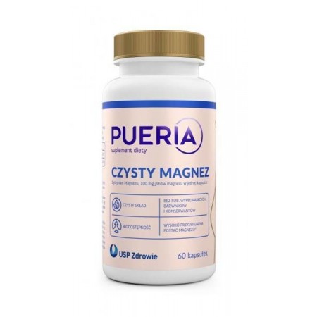 Pueria Czysty Magnez, 60 kaps.