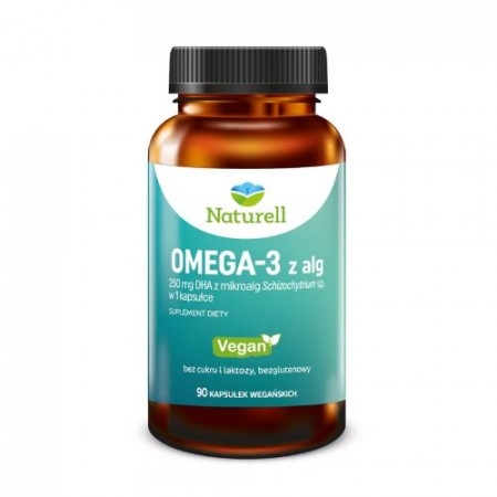 Naturell Omega-3 z alg, kapsułki, 90szt