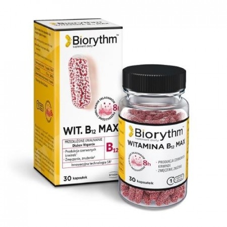 Biorythm Witamina B12 Max, 30kaps.