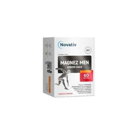 Novativ Magnez Men tabletki - 60 tabl. (data ważności 12/24)