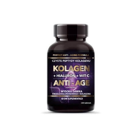 Intenson Kolagen + Hialuron + wit.C anti-age tabletki - 120