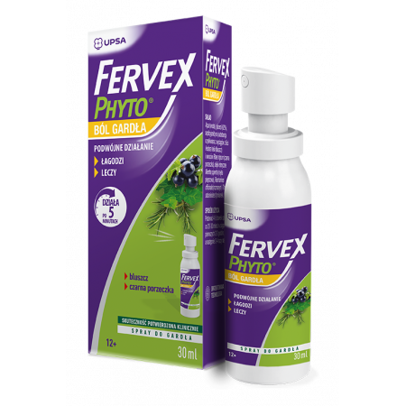 FERVEX PHYTO Ból Gardła Spray do gardła - - 30 ml