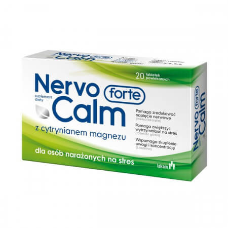 NervoCalm Forte na uspokojenie 20 tabletek