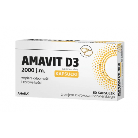 Amavit D3 2000 j.m. tabletki ulegające rozpadowi w jamie ustnej