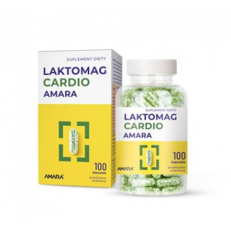 Laktomag Cardio AMARA kapsułki - 100 kaps.