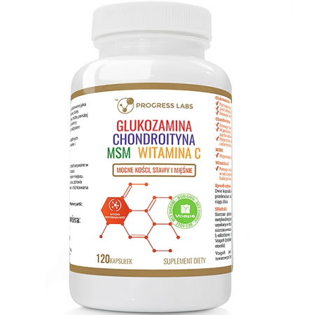 Glukozamina Chondroityna MSM Witamina C kapsułki - 120 kaps.