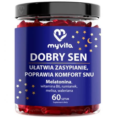 Myvita żelki na dobry sen 60 sztuk