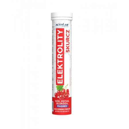 Activlab elektrolity skurcz czerwona porzeczka 20 tabl
