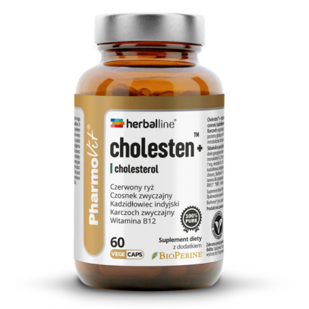 Pharmovit Herballine Cholesten + Cholesterol kapsułki - 60 kaps.