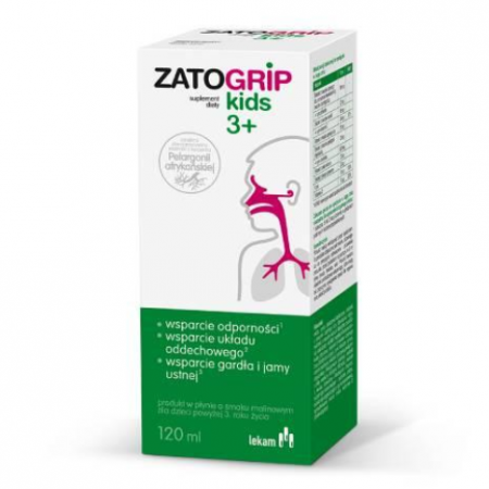 Zatogrip Kids 3+ płyn - 120 ml