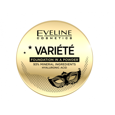 EVELINE COSMETICS VARIETE Podkład mineralny w pudrze nr 01