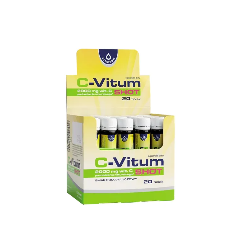 C-Vitum Shot płyn - 20 fiol. po 25 ml C-Vitum Shot płyn - 20 fiol. po 25 ml