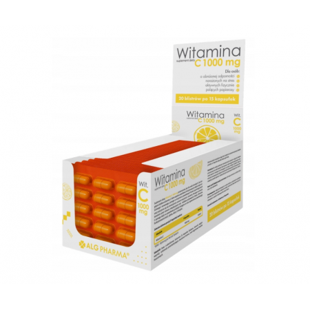 Witamina C 1000 mg kapsułki - 15 kaps. (blist.) Witamina C 1000 mg kapsułki - 15 kaps. (blist.)