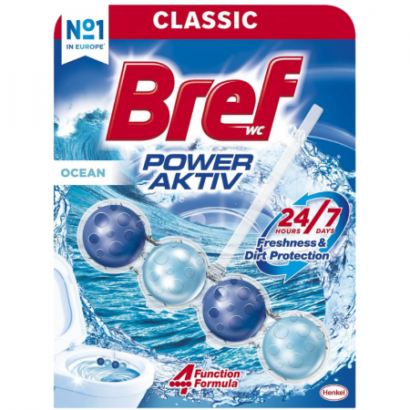 Bref Power Aktiv WC Kulki Ocean 50g