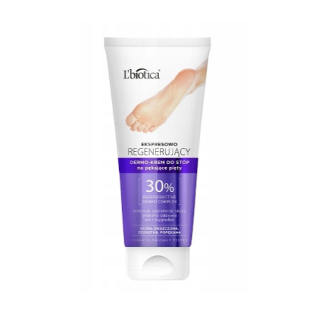 L'Biotica Dermo-krem na pękające pięty ekspresowo regenerujący