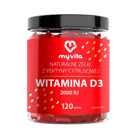 Witamina D MyVita Witamina D3 2000IU 120 żelek
