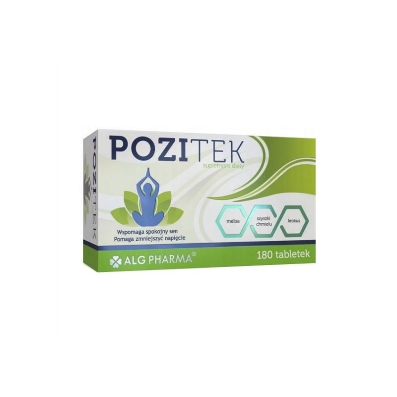 Pozitek ALG Pharma, 180 tabletek Pozitek ALG Pharma, 180 tabletek