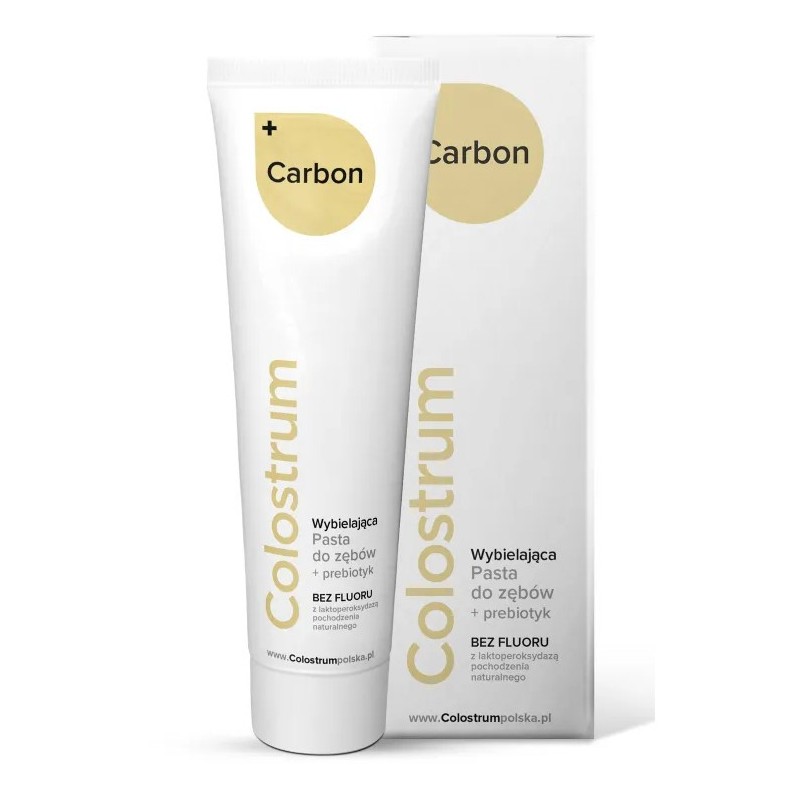 Colostrum CARBON Pasta wybielająca do zębów 75 ml Colostrum CARBON Pasta wybielająca do zębów 75 ml