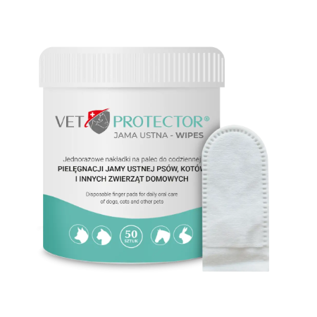 Jm Sante Vet Protector Jama Ustna - Wipes (50szt.) Jm Sante Vet Protector Jama Ustna - Wipes (50szt.)
