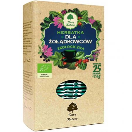 Dary Natury- herbata dla żołądkowców eko 25x 2 g