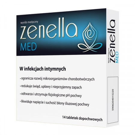 Zenella Med tabletki dopochwowe 14 szt.