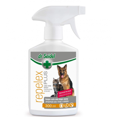 Dr Seidel repelex plus 300ml płyn odstraszający psy i koty Dr Seidel repelex plus 300ml płyn odstraszający psy i koty