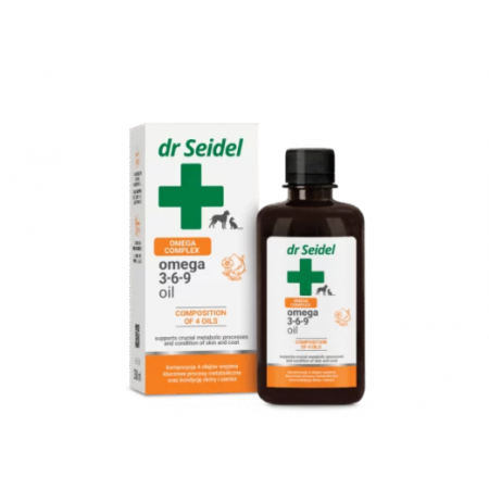 Dr Seidel omega 3-6-9 oil 250ml odporność skóra sierść