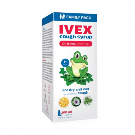 Ivex Syrop na kaszel suchy i mokry 200 ml