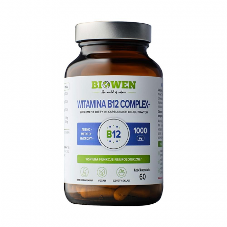Witamina B12 Complex + Biowen 60 kapsułek Witamina B12 Complex + Biowen 60 kapsułek
