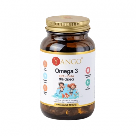Kwasy Tłuszczowe Dla Dzieci Yango Omega 3 EPA + DHA dla Dzieci
