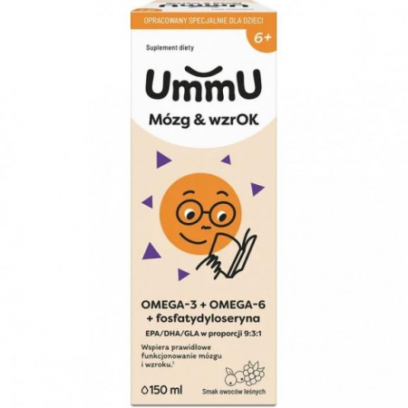 Ummu Mózg & WzrOK 6+ płyn, 150 ml