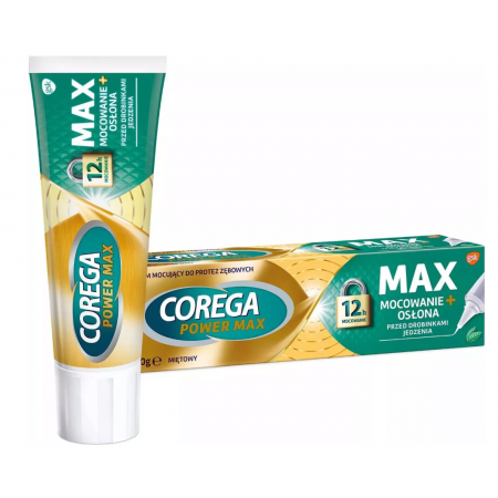 Corega Max Mocowanie+Osłona Miętowy