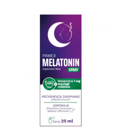 Melatonin Spray Pamex spray - 25 ml Melatonin Spray Pamex spray - 25 ml