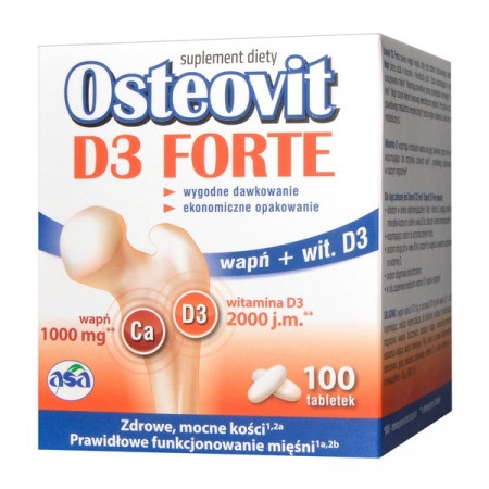 Osteovit D3 Forte tabletki 100 szt. wapno