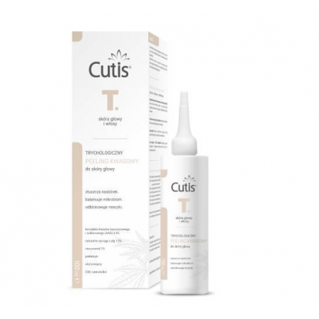 Cutis T Peeling kwasowy do skóry głowy trychologiczny - - 100 ml