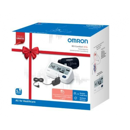 Omron M3 Comfort Afib Ciśnieniomierz naramienny HEM-7196-FLE +