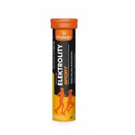 Protego Elektrolity Sport tabletki musujące - 20 tabl. (tub.)