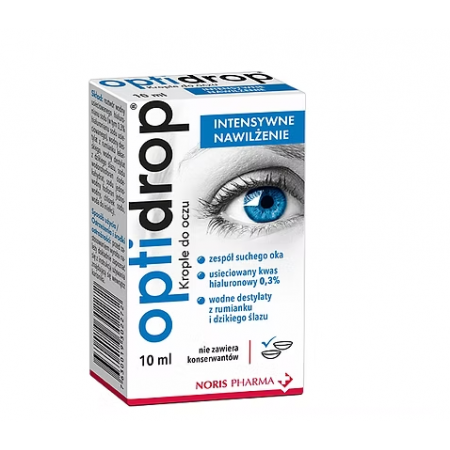 Optidrop Intensywne Nawilżenie krople do oczu - 10 ml