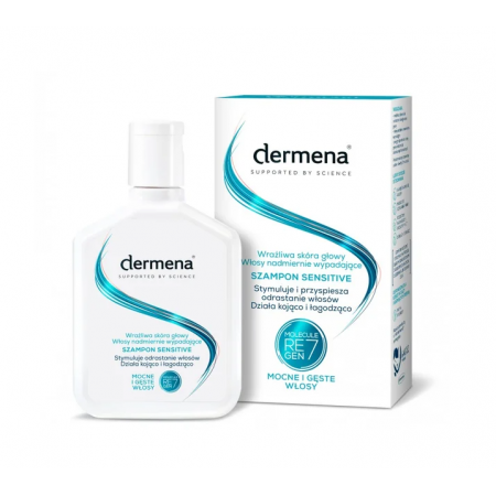 Dermena Szampon do mycia włosów sensitive wrażliwa skóra głowy