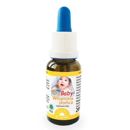 Witamina słońca D3 Baby krople - 20 ml