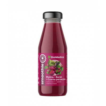 Smoothie o smaku malina-burak-czarna porzeczka - - 250 ml