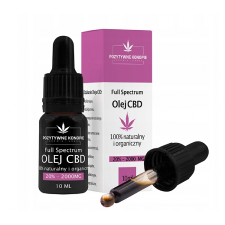 Pozytywne Konopie - Full Spectrum olej CBD 20% 200mg 10ml